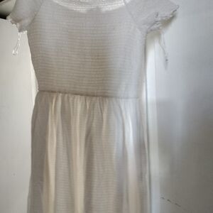 Elegant White Kids Dress